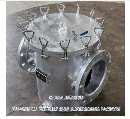 Carbon Steel Sea Water Filter For Ship  Use Model:AS250 CB/T497-2012 With Stainless Steel Filter Element