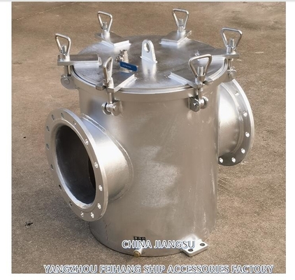 Carbon Steel Sea Water Filter For Ship  Use Model:AS250 CB/T497-2012 With Stainless Steel Filter Element