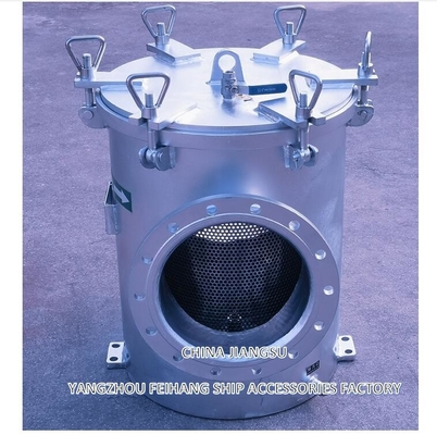Carbon Steel Sea Water Filter For Ship  Use Model:AS250 CB/T497-2012 With Stainless Steel Filter Element