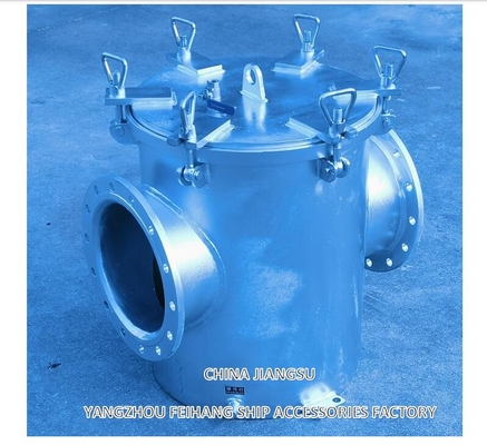 Carbon Steel Sea Water Filter For Ship  Use Model:AS250 CB/T497-2012 With Stainless Steel Filter Element