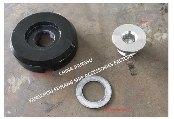 China Supping Bottom Plugs Model BW42-35H CB/T254-1997 For Water Tank With Brass Cock Carbon Steel Bottom Plate