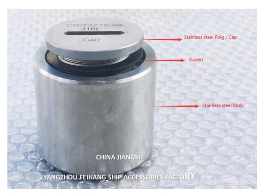 Stainless Steel Threaded Sounding Pipe Head Meets Standard GB/T3778-99