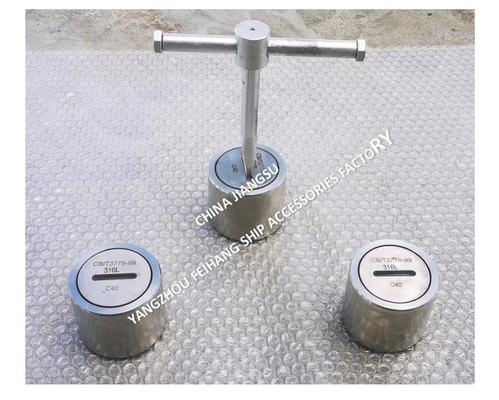 Sounding Tubes-Sounding Pipe Head With Stainless Steel Body And Stainless Steel Plug with square or rectangular holes