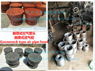 High quality B gooseneck type air pipe head, gooseneck air cap manufacturers