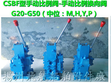 Air operated brand CSBF type manual proportional flow direction compound valve for ships