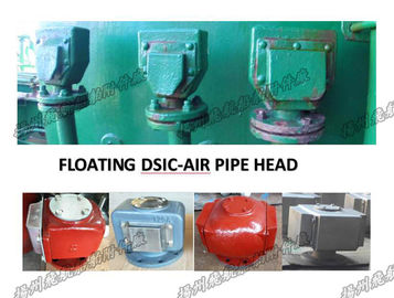 A steel deck sounding pipe head, sounding head, sounding port