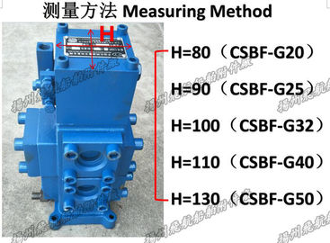 Marine manual proportional flow direction compound valve type CSBF-G32-M (middle position