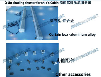 FT001- blue model marine shade shutters - cockpit light shade shutters