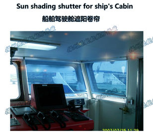 FT002- grey model marine sunshade curtain spring automatic positioning cabin shade shade