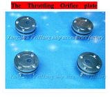 Adjustable flow Orifice plate The Throttling Orifice plate