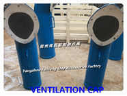 Yangzhou aero shipping accessories factory supply ship steel ventilated cap / pipe type natural ventilation cap G200