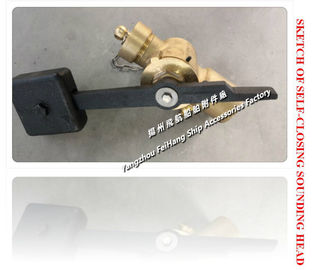 CB/T3778-1999 ship sounding self closing valve / Bronze sounding self closing valve / Brass depth sensing self closing v