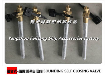 Marine Foot-type sounding self-closing device, combined measuring depth self-closing valve DN50 cb/t3778-99