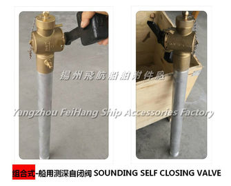 Marine Foot-type sounding self-closing device, combined measuring depth self-closing valve DN50 cb/t3778-99