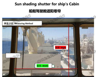 Ship cockpit sunshade roller blind - cockpit filter sunscreen insulation sunshade roller blinds