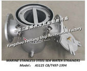 Flying AS125 CB/T497-94 bulk material water pump imported stainless steel sea water filter