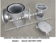 AS125 CB/T497-94 stainless steel suction crude water filter