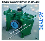 AS80 0.75/0.26 CB/T425-1994 Double oil strainers-Duplex oil filter