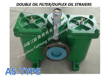 Marine oil purifier outlet double filter, double coarse oil filter A80-0.75/0.26 CB/T425-94