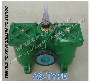 Fuel oil separator outlet double oil filter AS80-0.18/0.13 CB/T425-94