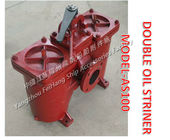 DOUPLEX OIL STRAINER DN100 CB/T425-1994 Two models are distinguished