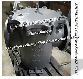 JIS F7121-10k-350 S-TYPE-8 Bulk material sea water pump imported Japanese standard cylindrical sea water filter