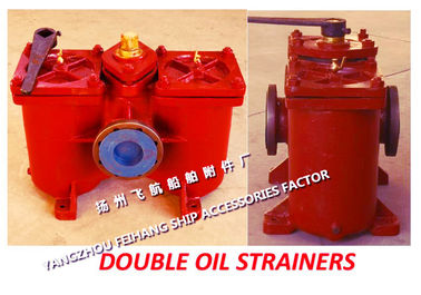 Marine oil purifier outlet double filter, double coarse oil filter A80-0.75/0.26 CB/T425-94