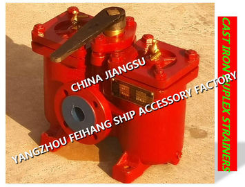 Fuel oil separator outlet double crude oil filter AS16040-0.40/0.22 CB/T425-94