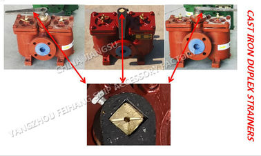 LUBE OIL PUMP SUCTION FILTER DUPLEX STRAINER MODEL:A40-0.75/0.26 CB/T425-94