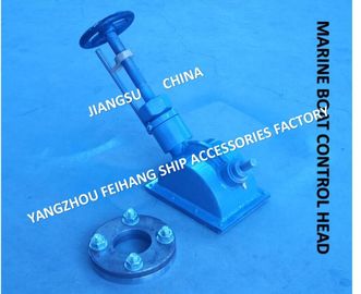 The boat is controlled by hand wheel transmission, A2-21 with stroke indicator hand wheel transmission control head CB/T