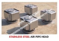 Diesel cabin marine stainless steel air pipe head, marine stainless steel breathable cap DS80S CB/T3594-1994
