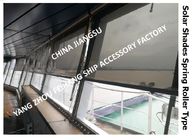 IMPA150721-Solar Shades Spring Roller Type,Boat cockpit shade roller blind