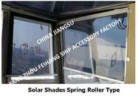FT001-Blue marine shade roller blind-Cockpit filter shade roller blind-Spring automatic positioning cockpit shade roller