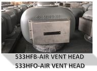 533HFO water tank air pipe head, water tank breather cap, water tank float type air pipe head
