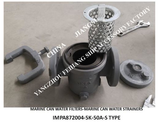 Marine Can Water Strainer 5K-50A S-TYPE JIS F7121-1996 Marine Can Water Strainer 5K-50A LA-TYPE JIS F7121-1996