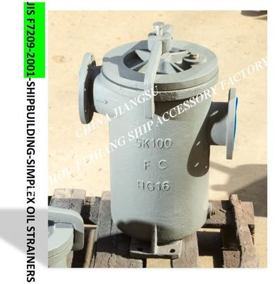 O. DELIVERY PUMP SUCTION SIMPLEX OIL STRAINERS 10K-200A S-TYPE JIS F7209-2001