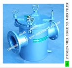 stainless steel 316L coarse water filterMarine seawater cooling system , 316L stainless steel suction coarse water filte