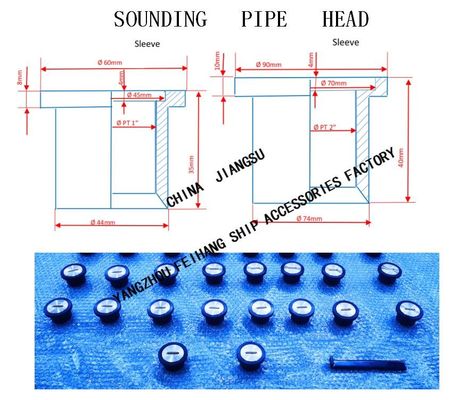 Sounding Pipe Head For Marine Chain Cabin Model FH-A50 CB/T3778-1999  , Sounding Injection Head For Steel Deck Chain Cab