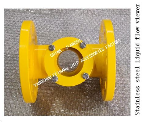 Made in China-Flange Stainless Steel Flow Observer JS4020 CB/T422-1993