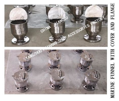 Professional Production: Marine Funnel With Cover And Flange Model: DS32 Q/DS 5515-2006-Yangzhou Feihang Ship Accessorie