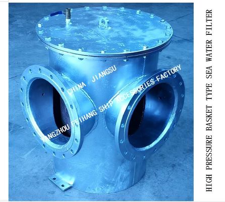RIGHT ANGLE SEA WATER FILTER  FOR AUXILIARY MACHINE SEA WATER PUMP INLET MODLE:BLS250 CB/T497-2012
