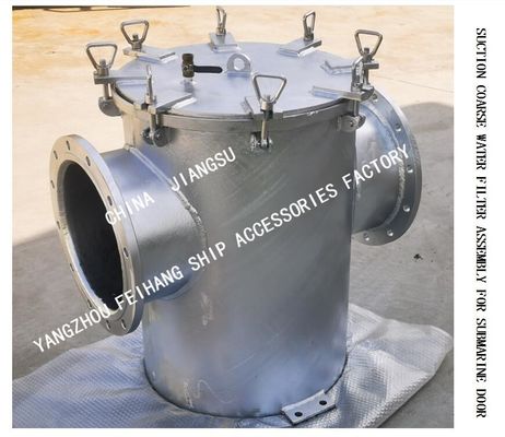 Q235-A Carbon steel galvanized COARSE WATER FILTER FOR SUBMARINE DOOR SUCTION  ASSEMBLY MODEL:AS350 CB/T497-2012