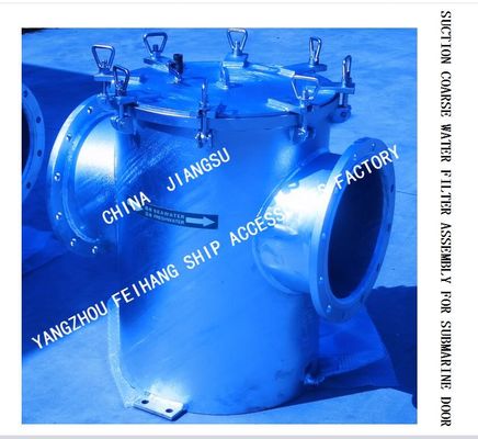 Q235-A Carbon steel galvanized COARSE WATER FILTER FOR SUBMARINE DOOR SUCTION  ASSEMBLY MODEL:AS350 CB/T497-2012