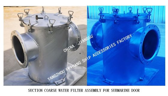 Carbon steel Sea Water Filter For HY601 Project Delivered- For Submarine Gate MODEL:AS350 CB/T497-2012