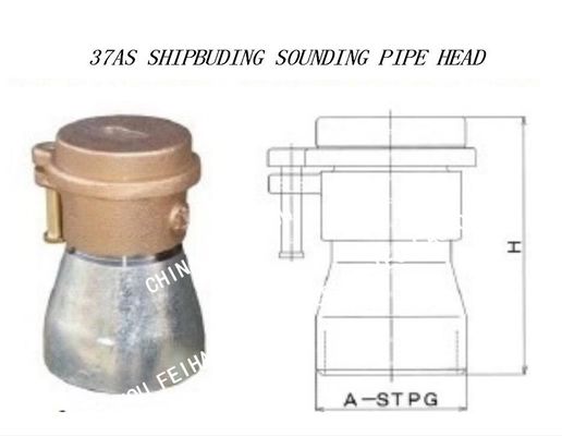 Steel Deck Sounding Injection Head 37AS-65A For Marine Ballast Tank Sounding Pipe Head, Ballast Tank