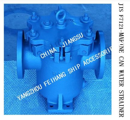 STRAIGHT-THROUGH CYLINDRICAL SEA WATER FILTER FOR BULK MATERIAL PUMP INLET MODEL:JIS F7121-5K-125 S-TYPE-8