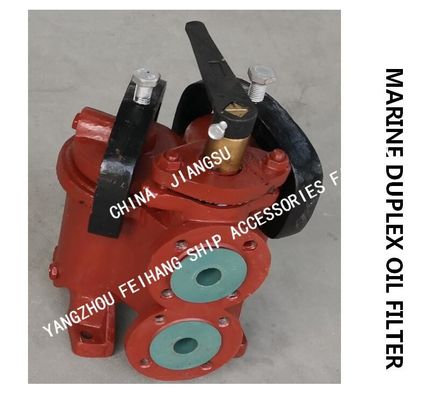 DOUBLE CRUDE OIL FILTER  LIGHT DIESEL OIL TRANSFER PUMP , OIL PURIFIER OUTLET DOUBLE OIL FILTERMODEL: FH-65A F7202