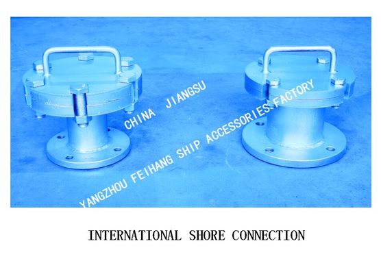 Q235-A CARBON STEEL GALVANIZED DOMESTIC SEWAGE DISCHARGE CONNECTOR, DOMESTIC SEWAGE INTERNATIONAL SHORE CONNECTION BS610