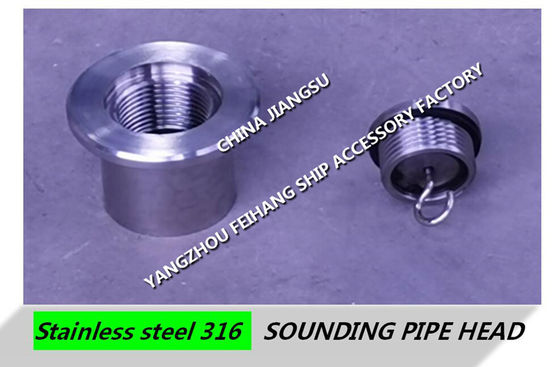 STAINLESS STEEL 316L SOUNDING PIPE HEAD A50 CB/T3778-1999 FOR MARINE STEEL DECK