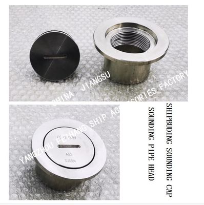 Stainless Steel 316L Sounding Injection Head  For Marine Fresh Water Tank Model: A50 CB/T3778-1999